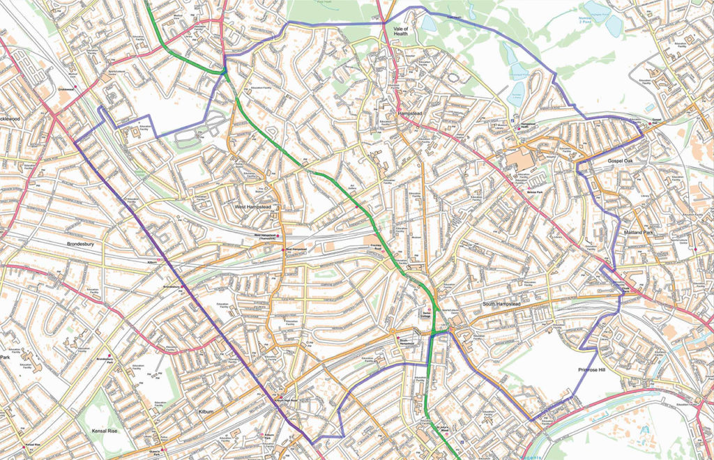 Area of Benefit - The Hampstead Wells and Campden Trust